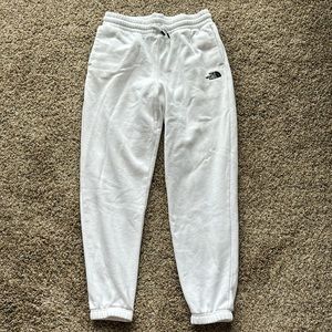 White North Face Joggers/Sweat Pants